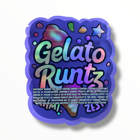 Gelato Runtz Shape Mylar Bag 3.5 Grams