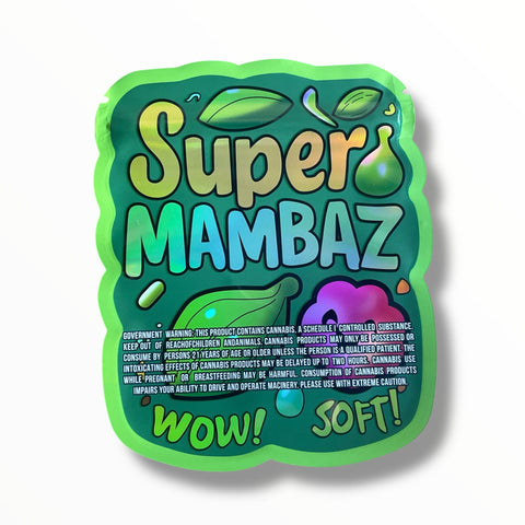 Super Mambaz Shape Mylar Bag 3.5 Grams