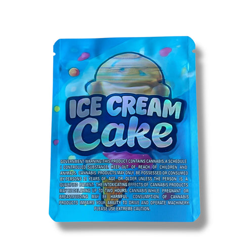 Ice Cream Cake Mylar Bag 3.5 Grams
