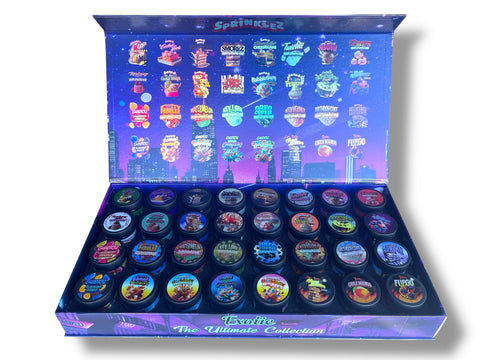 Sprinkles Variety Pack Glass Jars- 32 Different Glass Jars