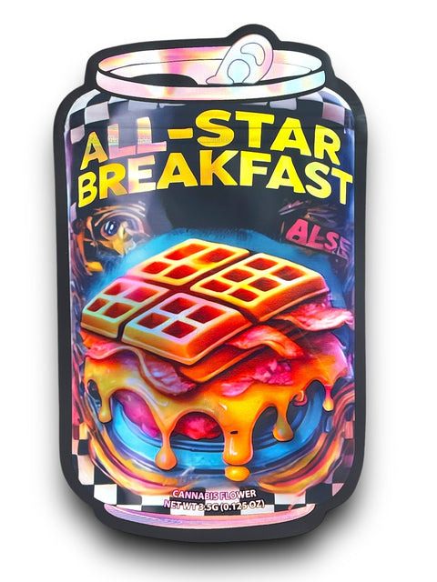 All Star Breakfast Mylar Bag 3.5 Grams