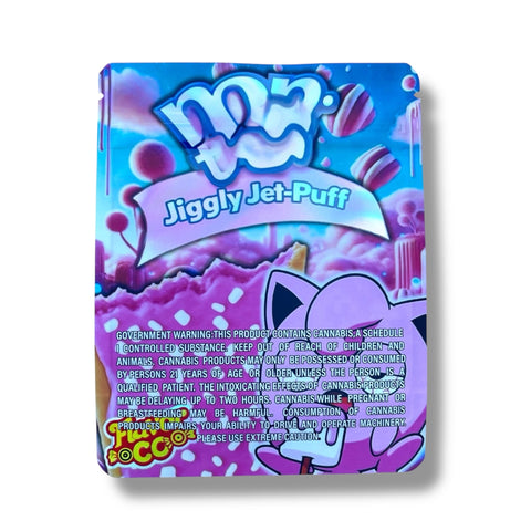 Pop Jiggly Jet Puff Mylar Bag 3.5 Grams