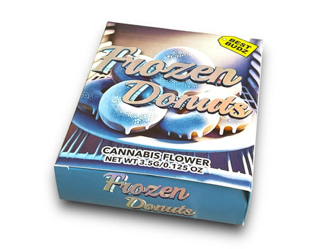 Frozen Donut (White Melt) Mylar Bag with Box 3.5 Grams