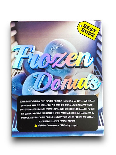 Frozen Donut (White Melt) Mylar Bag with Box 3.5 Grams