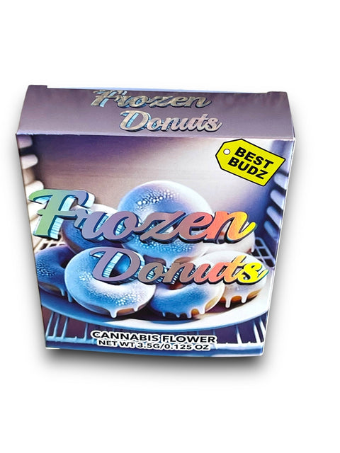 Frozen Donut (White Melt) Mylar Bag with Box 3.5 Grams