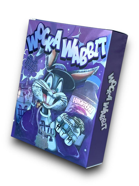 Wocka Wabbit Mylar Bag with Box 3.5 Grams