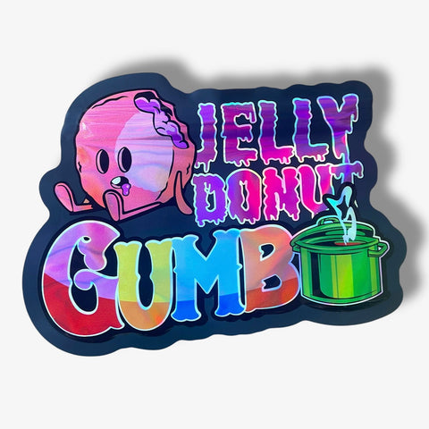 Jelly Donut Gumbo Mylar Bag 3.5 Grams