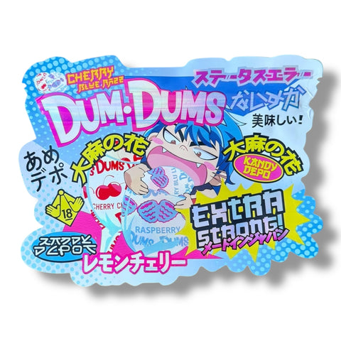 Kandy Depo Dum Dums Cherry Blue Razz Mylar Bag 3.5 Grams