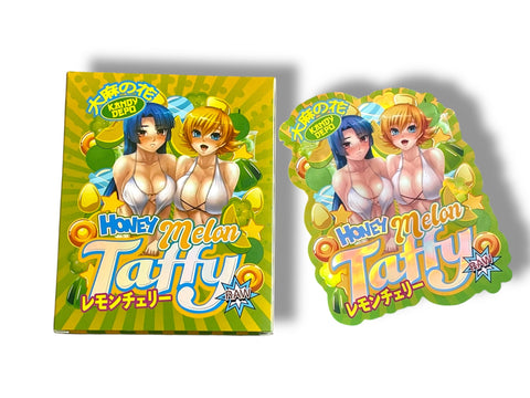 Kandy Depo Honey Melon Taffy Mylar Bag with Box 3.5 Grams