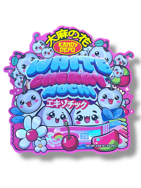 Kandy Depo White Cherry Mochi Mylar Bag 3.5 Grams