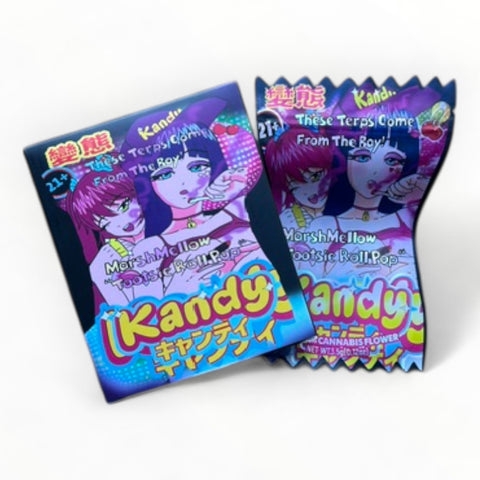 Kandy Tootsie Roll Pop Mylar Bag with Box 3.5 Grams