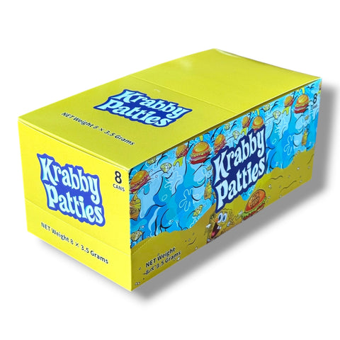 Krabby Patties 3.5g Soda Can Master Box – 8 Cans