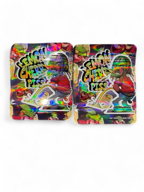 Lemon Cherry Piss Mylar Bag 3.5 Grams