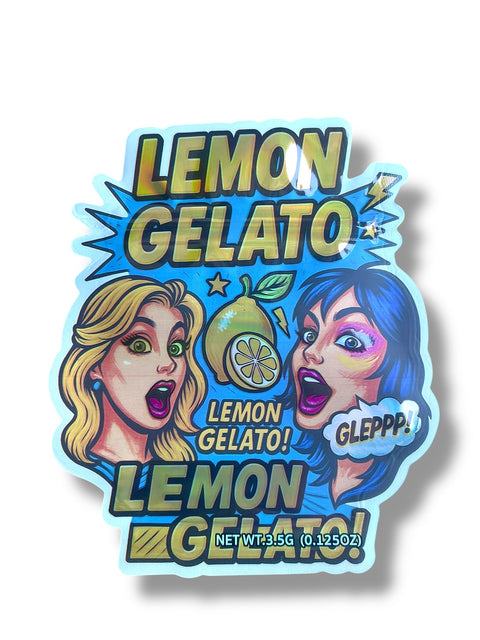 Lemon Gelato Mylar Bag 3.5 Grams
