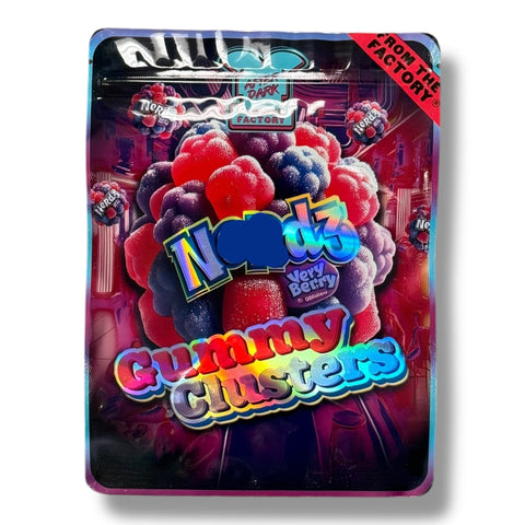 Ndz Gummy Clusters Mylar Bag 1 Ounce