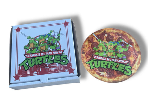 Ninja Turtles Pizza Box Mylar Bag with Boxes 3.5 Grams