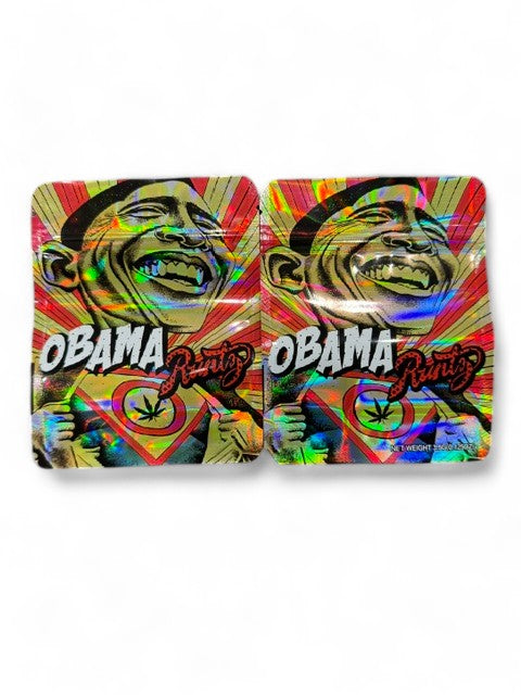 Obama Runts Mylar Bag 3.5 Grams