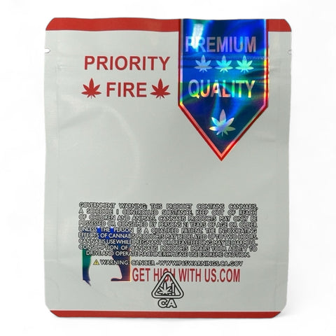 Priority Fire Mylar Bag 3.5 Grams