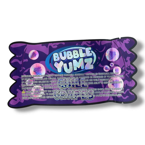 Bubble Yumz Chill Grapes Mylar Bag 3.5 Grams