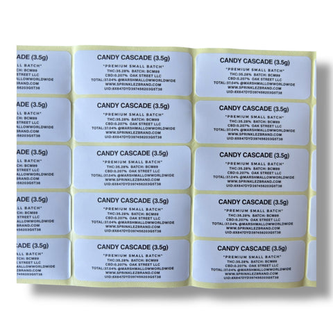 Sprinkles Candy Cascade (Soft Sticker) Mylar Bag 3.5 Grams