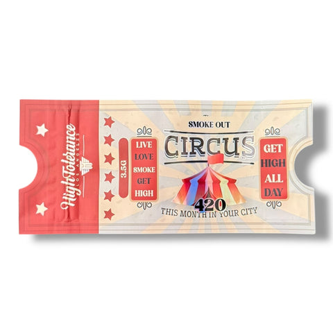 Smoke Out Circus 420 Mylar Bag 3.5 Grams
