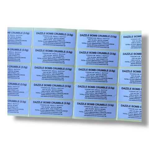 Sprinklez Dazzle Bomb Crumble (Soft Sticker) Mylar Bag 3.5 Grams