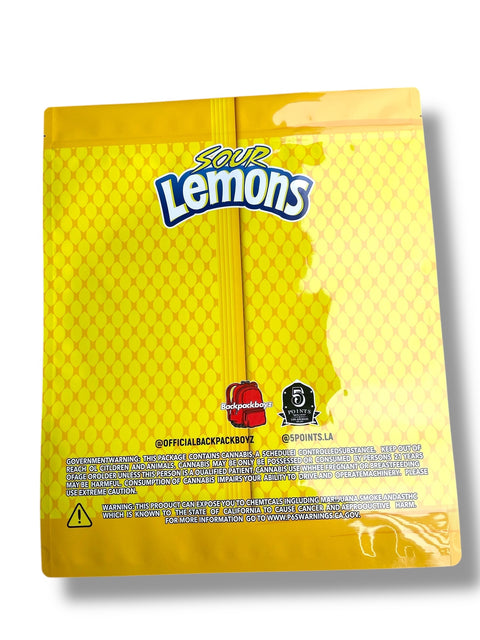 Sour Lemons Mylar Bag 1 Pound