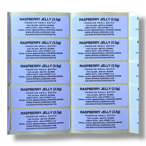 Raspberry Jelly Marshmallow (Soft Sticker) Mylar Bag 3.5 Grams