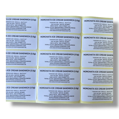 Sprinkles Ice Cream Sandwich (Soft Sticker) Mylar Bag 3.5 Grams