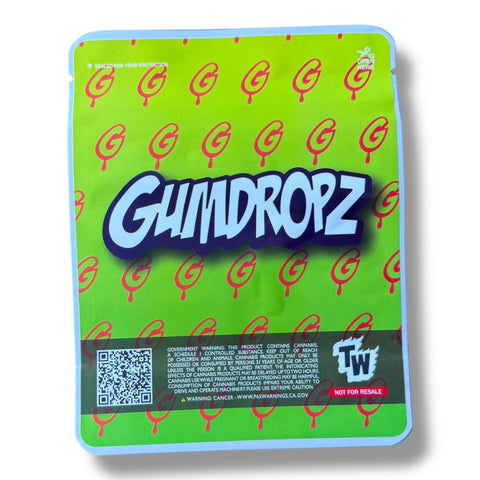 Gumdropz Strawberry Magic Melons (Soft Sticker) Mylar Bag 3.5 Grams