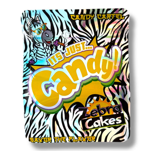 Candy Zebra Cakes Mylar Bag 3.5 Grams