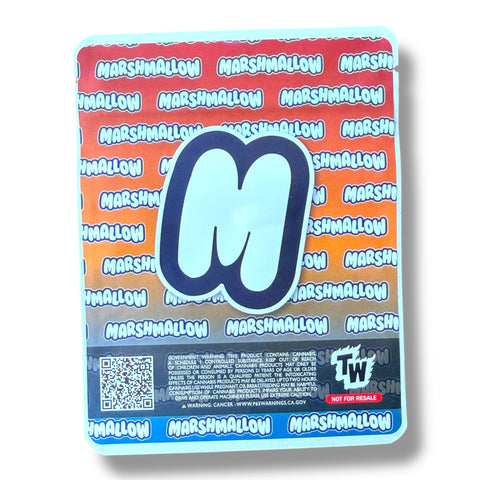 Blood Orange Marshmallow (Soft Sticker) Mylar Bag 3.5 Grams