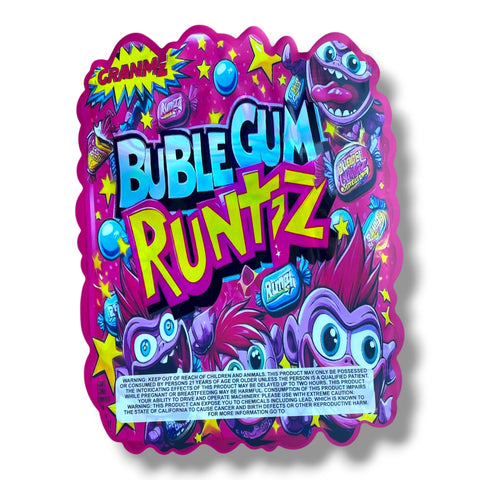 Bubblegum Runtz Mylar Bag 1 Ounce
