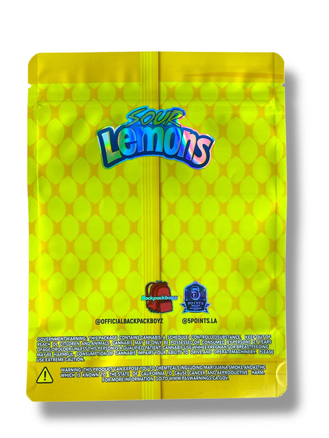 Sour Lemons Mylar Bag 1 Ounce