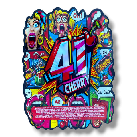 41 Cherry Mylar Bag 1 Ounce