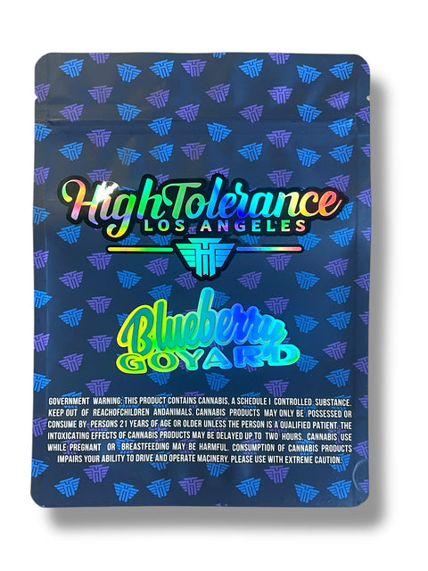 Blueberry Goyard Mylar Bag 1 Ounce