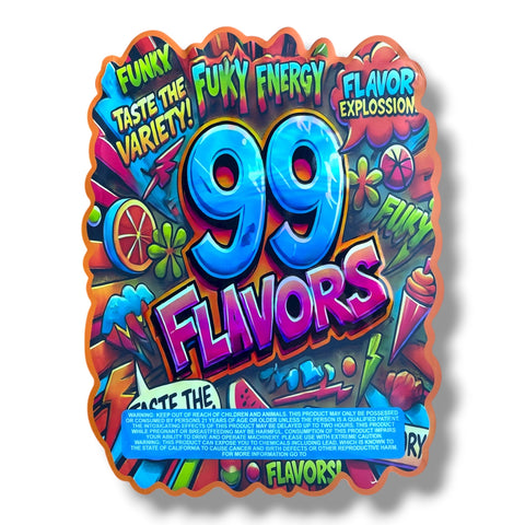 99 Flavors Mylar Bag 1 Ounce