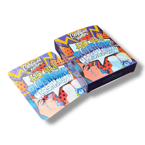 Ayo Ha Blueberry Marshmallow Mylar Bag with Box 3.5 Grams