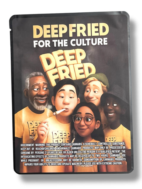 Deep Fried for the Culture Sticker Mylar Bag 1 Ounce
