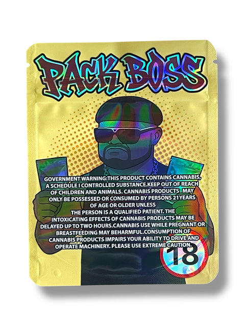 Pack Boss Mylar Bag 3.5 Grams