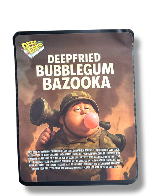 Deep Fried Bubblegum Bazooka Mylar Bag 3.5 Grams