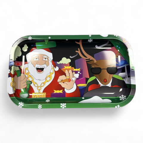 420 Santa Clause rolling tray