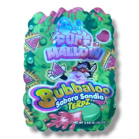 Puff Mallow Bubbaloo Sabora Sandia Terps Mylar Bag 3.5 Grams