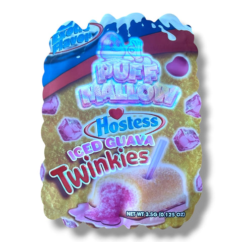 Puff Mallow Iced Guava Twinkies Mylar Bag 3.5 Grams