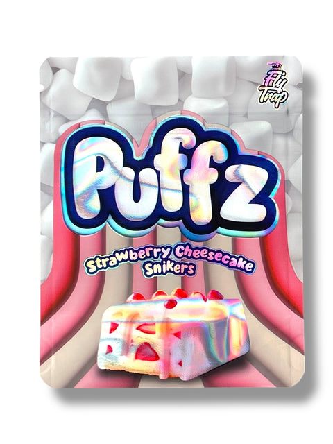 Puffs Strawberry Cheesecake Snikers Mylar Bag 3.5 Grams 