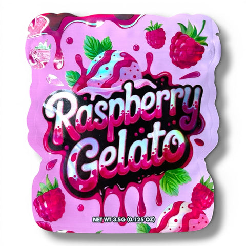 Raspberry Gelato Mylar Bag 3.5 Grams