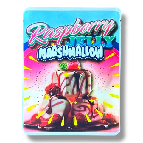 Raspberry Jelly Marshmallow (Soft Sticker) Mylar Bag 3.5 Grams