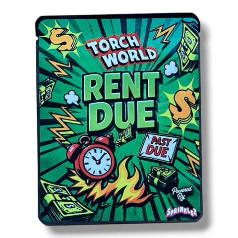 Rent Due (Soft Sticker) Mylar Bag 3.5 Grams