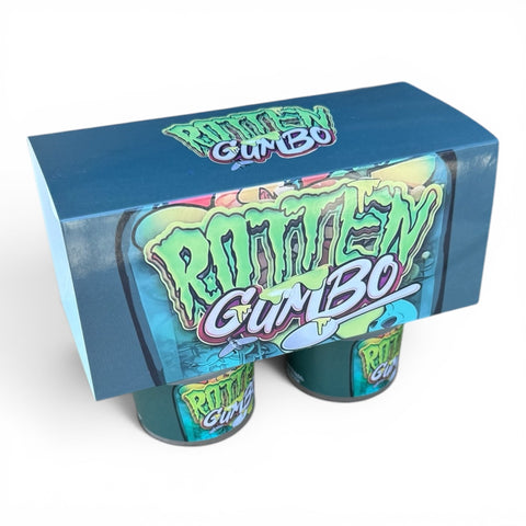 Rotten Gumbo Ice Cream Jars Plastic Container 3.5 Grams