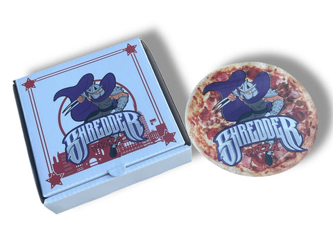 Shredder Pizza Box Mylar Bag with Boxes 3.5 Grams